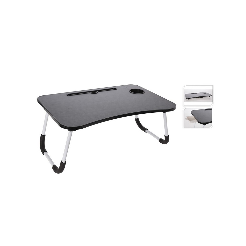 TABLE DE LIT PLIANTE SUR PIEDS MDF