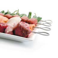 6 BROCHETTES INOX 20 CM LACOR