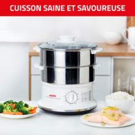 CUISEUR VAPEUR 6L INOX CONVENIENT SEB