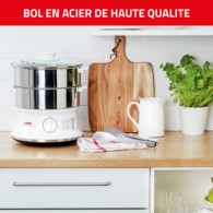 CUISEUR VAPEUR 6L INOX CONVENIENT SEB