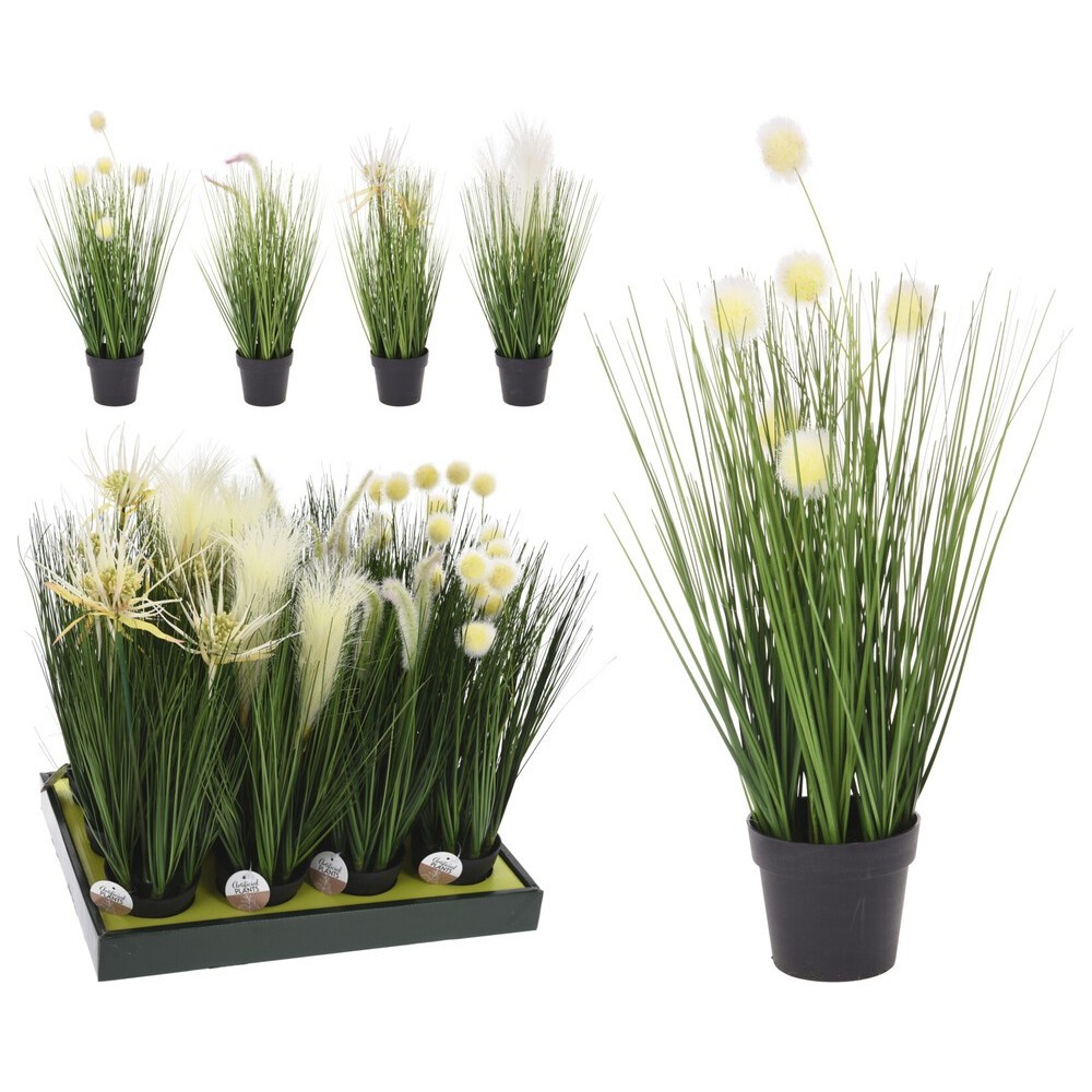 HERBE DÉCORATIVE EN POT 46CM