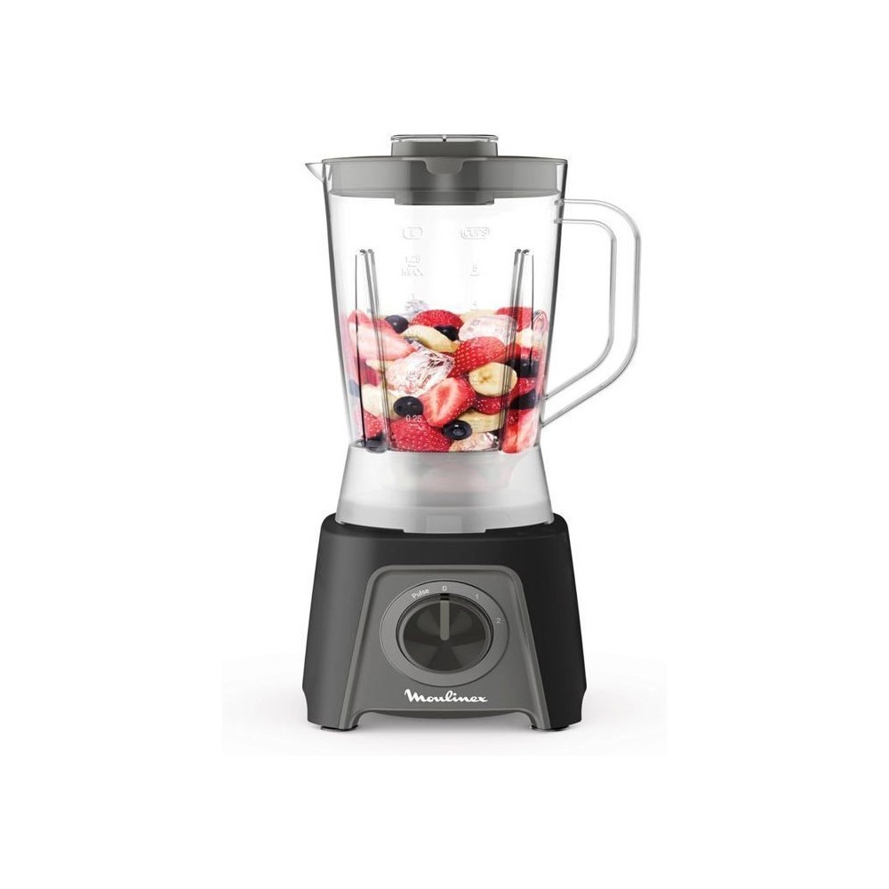 BLENDER MOULINEX 1,5L 450W   NOIR + BOL GRATUIT