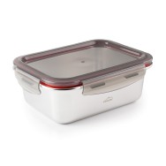 BOITE ALIMENTAIRE RECTANGLE EN INOX LACOR 800 ML