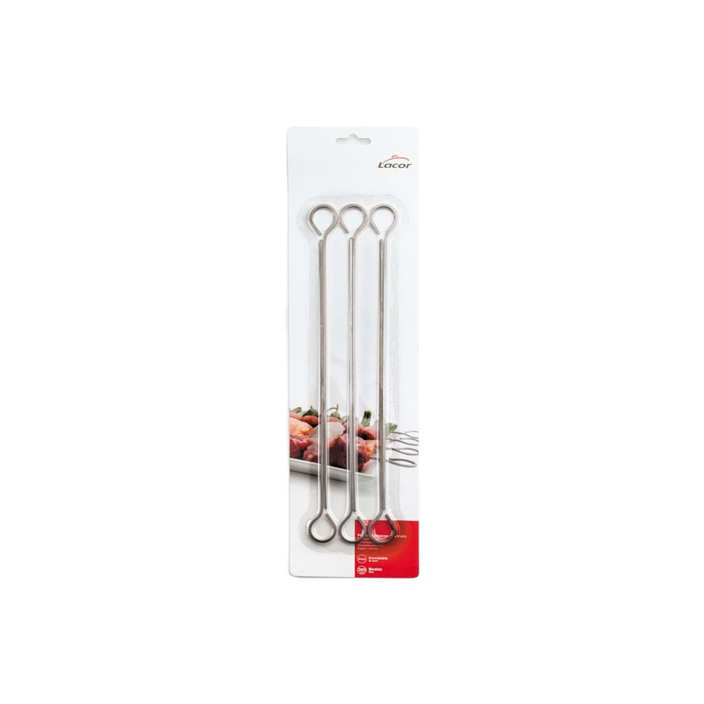 6 BROCHETTES INOX 30.5 CM LACOR