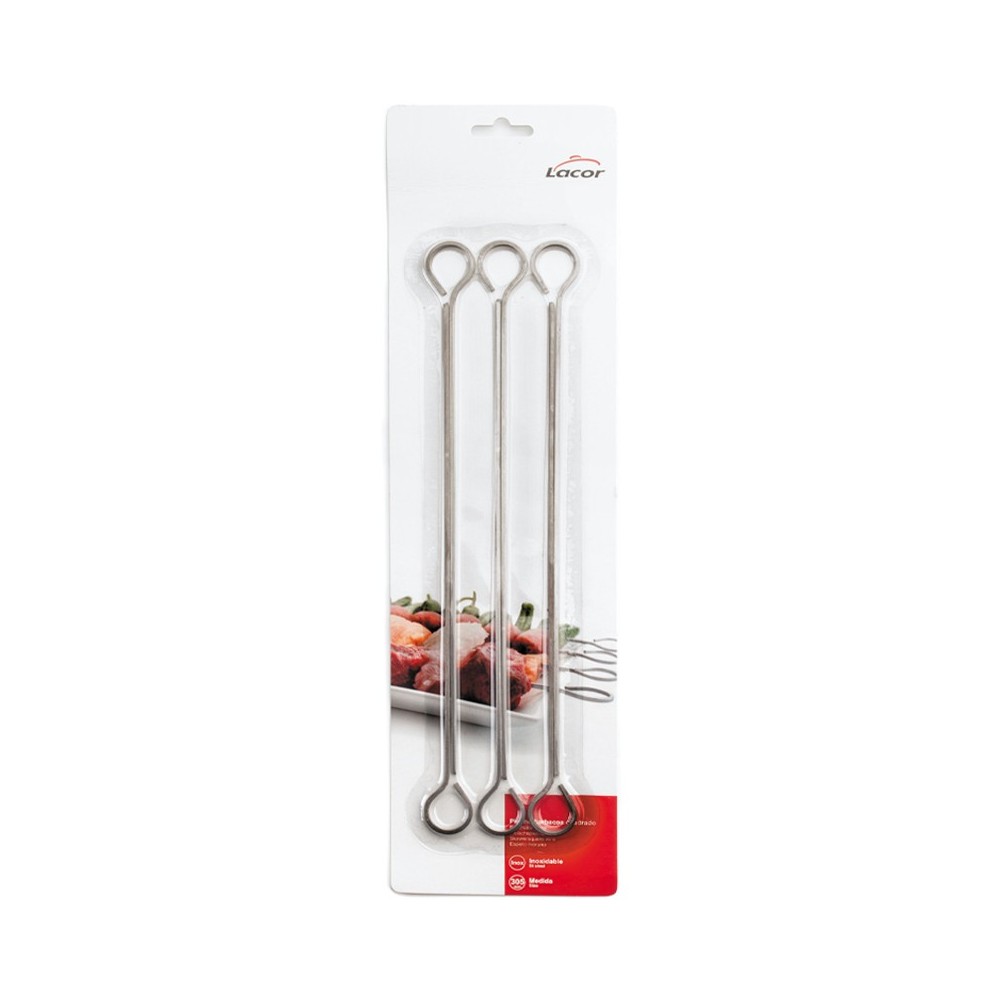 6 BROCHETTES INOX 40.5 CM LACOR