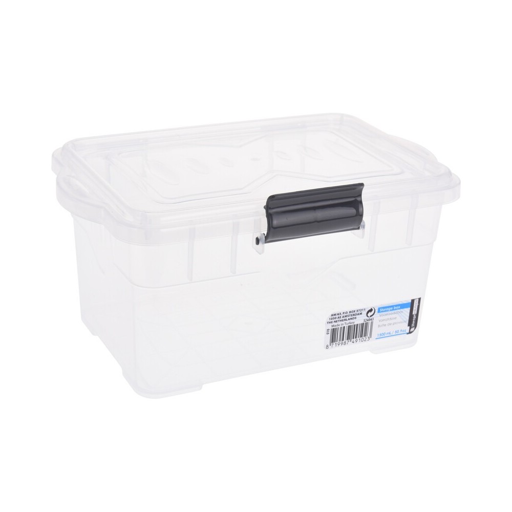 BOÎTE DE RANGEMENT 1500ML  TRANSPARENTE