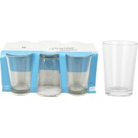 LOT DE 6 PIÈCES VERRE À BOIRE 200ML