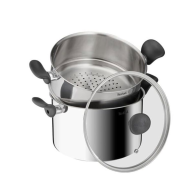 COUSCOUSSIER  TEFAL PRIMARY INOX+COUV EN VERRE 24CM