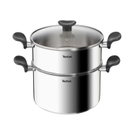 COUSCOUSSIER  TEFAL PRIMARY INOX+COUV EN VERRE 24CM