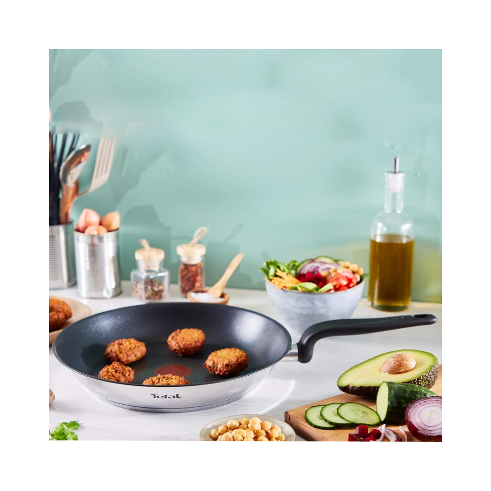 POELE INOX 30CM PRIMARY TEFAL