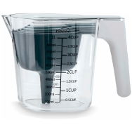 BOL DOSEUR AVEC CUILLERES A MESURER + ENTONNOIR