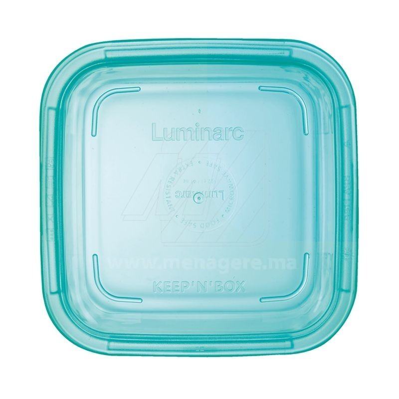 Boîte de conservation des aliments Luminarc Keep 'n Box - Carrée - Verre -  1,17L