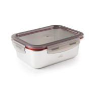 BOITE ALIMENTAIRE RECTANGLE EN INOX LACOR 1800 ML
