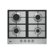 TABLE DE CUISSON ENCASTRABLE BEKO 60 CM INOX 4 FOYERS