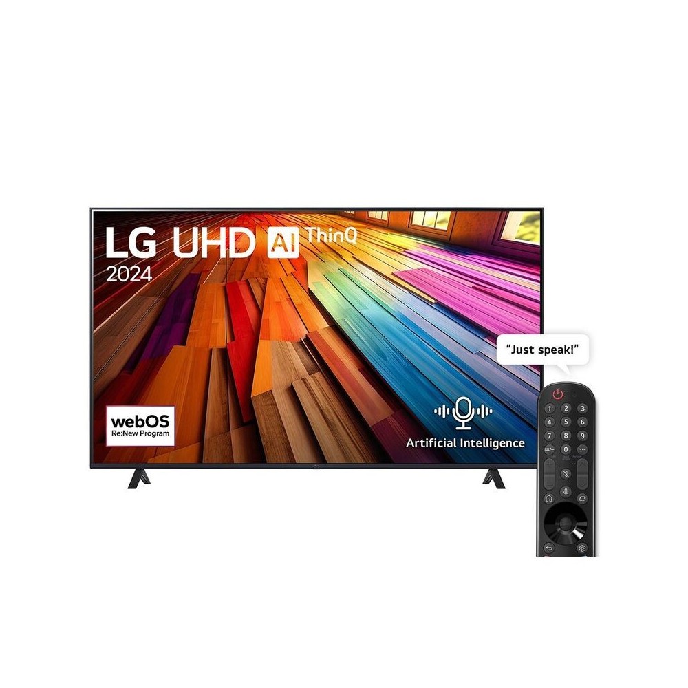 TÉLÉVISEUR SMART LG LED UHD 4K  75 POUCES, SÉRIE UT80