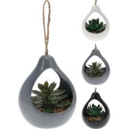 PLANTE ARTIFICIELLE SUSPENDUE 14 CM