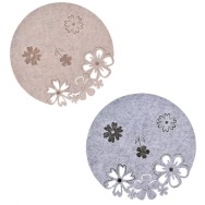 SET DE TABLE ROND 38 CM FLEUR