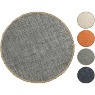 SET DE TABLE ROND 38 CM MULTICOLORE