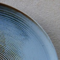 ASSIETTE PLATE  BLEU TORNADO 27CM
