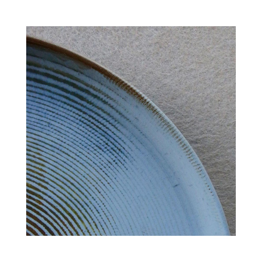 ASSIETTE PLATE BLEU TORNADO 27CM ASSIETTE PLATE BLEU TORNADO 27CM