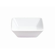 BOL CARRE 12CM - BLANC