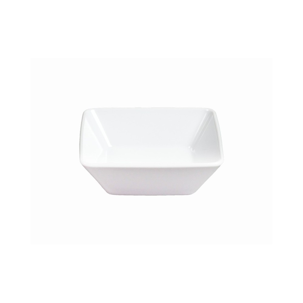BOL CARRE 12CM - BLANC BOL CARRE 12CM - BLANC