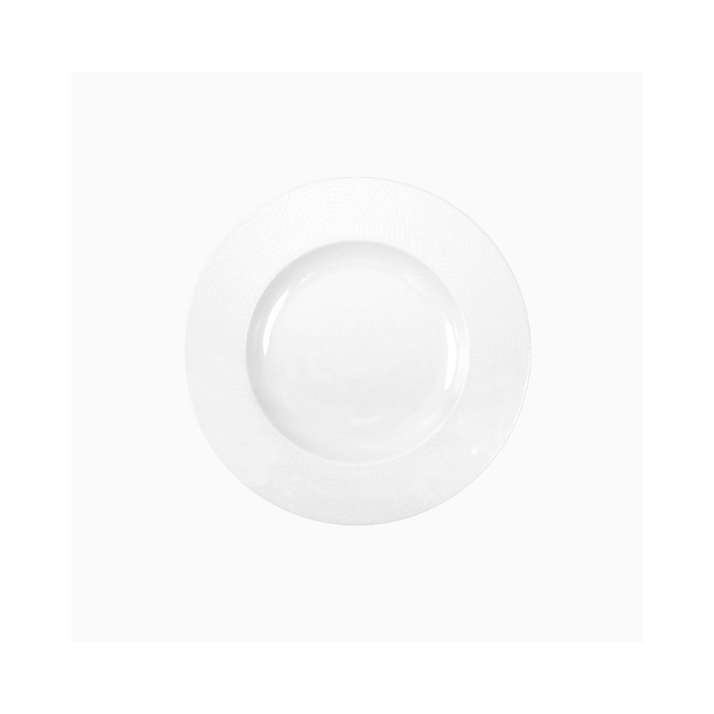 ASSIETTE PLATE ROND 29 CM - BLANC