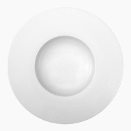 ASSIETTE CREUSE ROND 29CM - BLANC