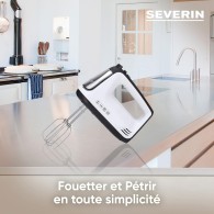 BATTEUR SEVERIN ÉLECTRIQUE 400 W, AVEC 5 VITESSES