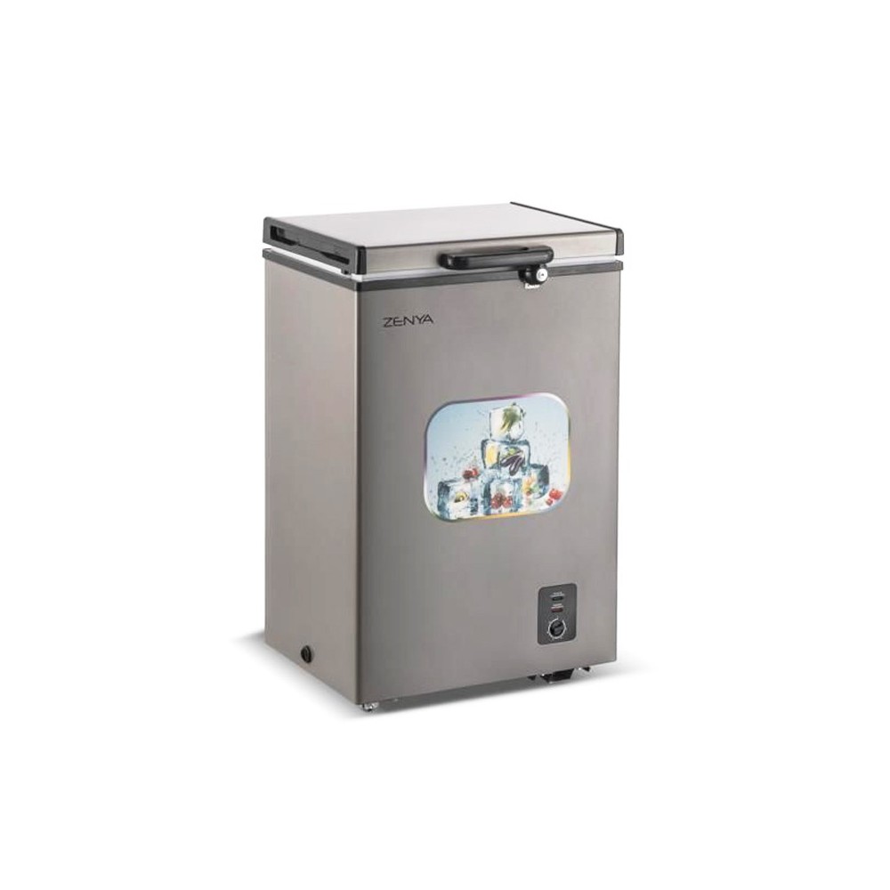 CONGÉLATEUR COFFRE POSABLE ZENYA A+ 120 L - SILVER