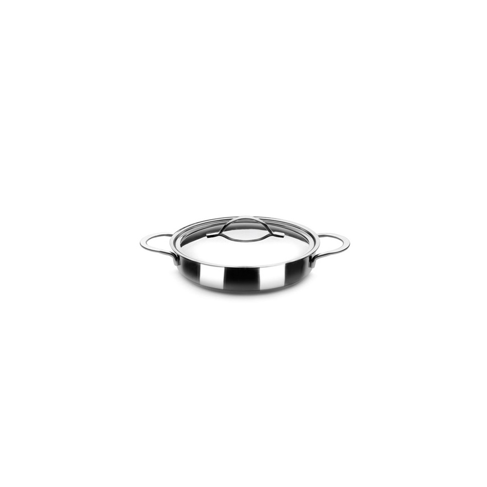 PLAT ROND AVEC COUVERCLE INOX IBILI "NOAH" 18 CM PLAT ROND AVEC COUVERCLE INOX IBILI "NOAH" 18 CM