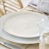 ASSIETTE À DÎNER TAORMINA BLANC 27 CM
