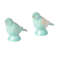 SALIÈRE ET POIVRIÈRE MOINEAU TAORMINA TURQUOISE