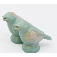 SALIÈRE ET POIVRIÈRE MOINEAU TAORMINA TURQUOISE