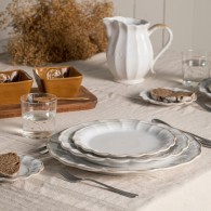 ASSIETTE DE PRÉSENTATION BLANC 34 CM