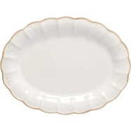 PLAT OVALE BLANC 30 CM