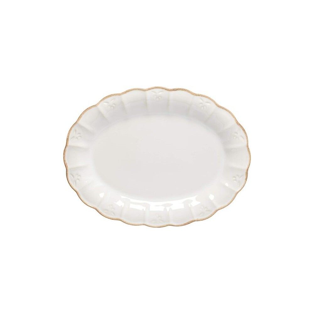 PLAT OVALE BLANC 30 CM