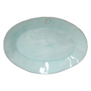 PLAT OVALE GRAND TURQUOISE 40 CM