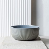 SALADIER 23 CM BLEU RAYURES