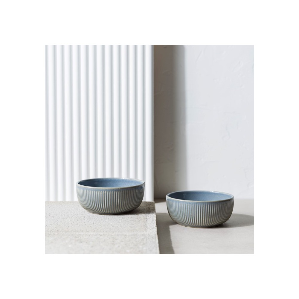 BOL 13 CM BLUE RAYURES