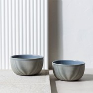 BOL 14CM BLUE RAYURES