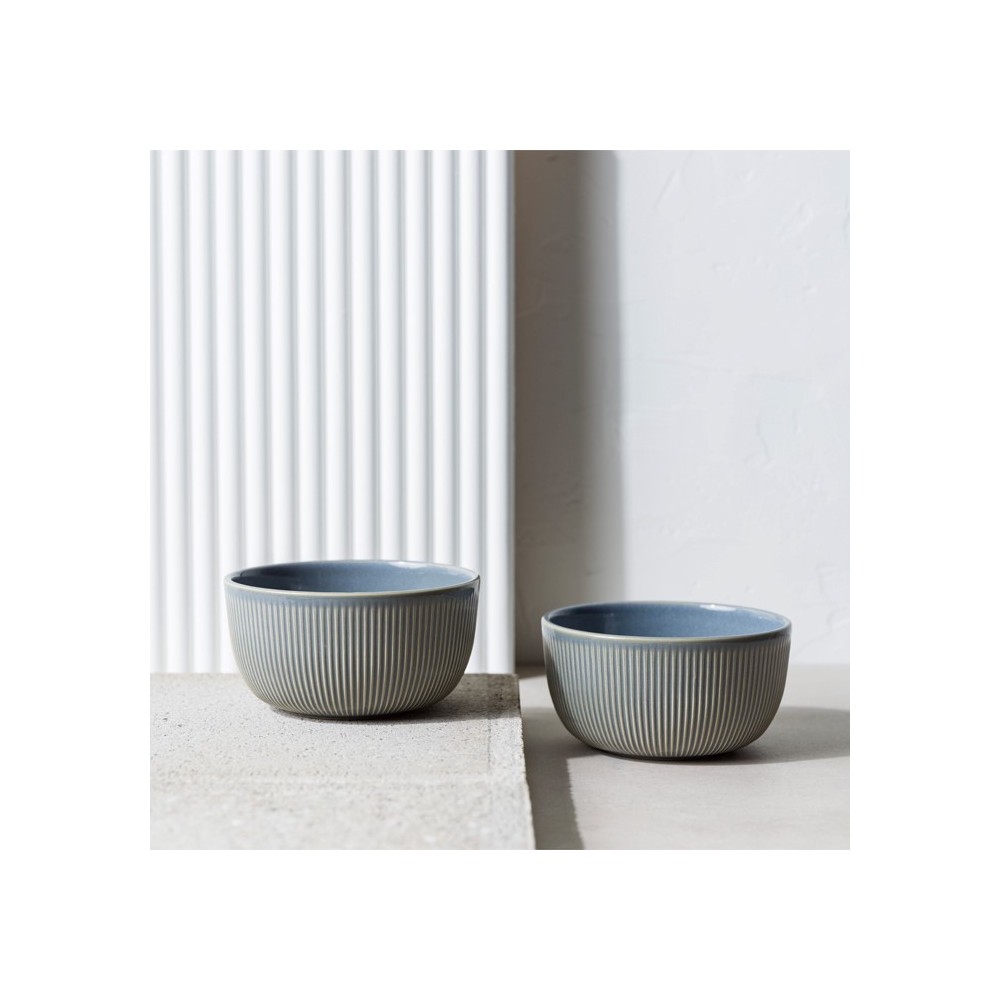 BOL 14CM BLUE RAYURES