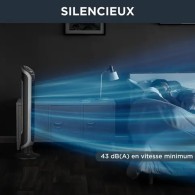 VENTILATEUR COLONNE ROWENTA "EOLE INFINITE" 3 VITESSES NOIR