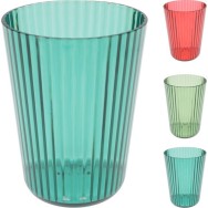 VERRE À BOIRE EN 3 COULEURS ASSORTIES