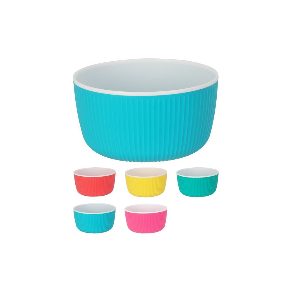 BOL EN PLASTIQUE 5 COULEURS ASSORTIES