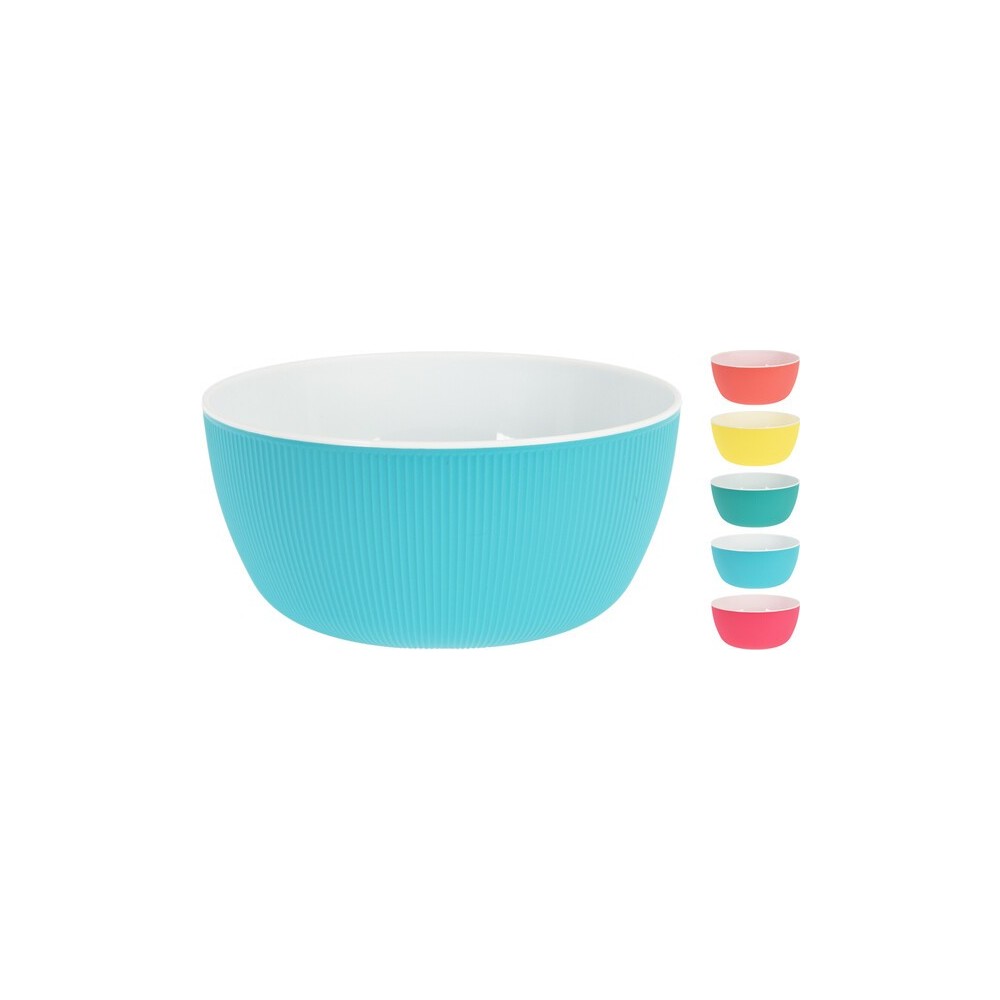 BOL EN PLASTIQUE 5 COULEURS ASSORTIES