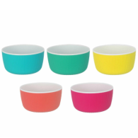 BOL EN PLASTIQUE 5 COULEURS ASSORTIES