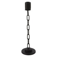 BOUGEOIR AVEC CHAÎNE EN NOIR