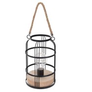 LANTERNE SUSPENDUE EN MÉTAL À LED