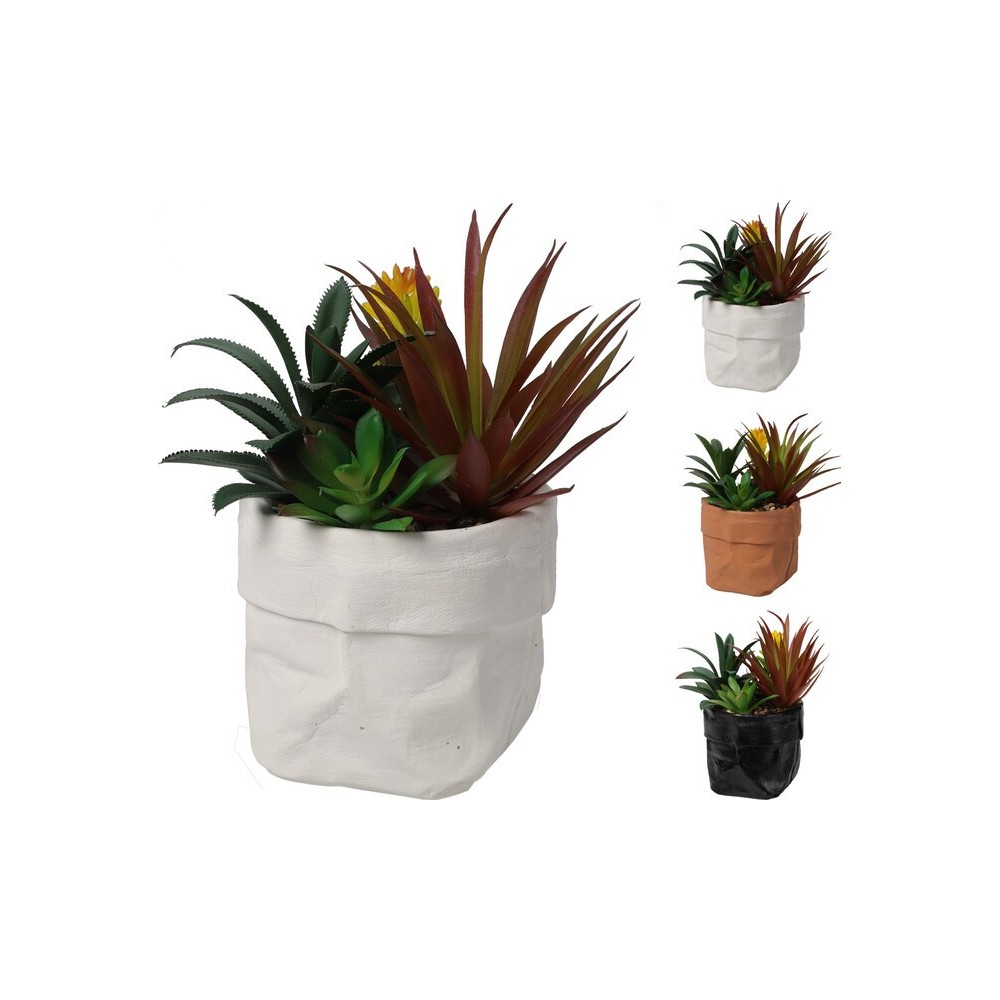 PLANTE ARTIFICIELLE AVEC POT 3 MODELES ASSORTIS